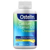 Ostelin Vit D & Calcium 120 Chewable Tablets