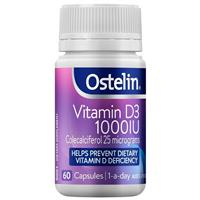Ostelin Vitamin D3 1000IU 60 Capsules