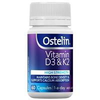 Ostelin Vitamin D3 & K2 60 Capsules