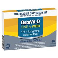 OsteVit-D Vitamin D3 7000IU 1-A-Week 10 Capsules (S3)