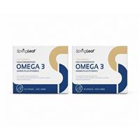 SpringLeaf Ultra-Strength High Concentrate Omega 3 1200mg Plus Vitamin D 60 Softgels