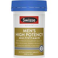 Swisse Men's Ultivite Power Multivitamin 40 Tablets