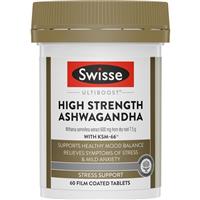 Swisse Ultiboost High Strength Ashwagandha 60 Tablets