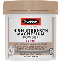 Swisse Ultiboost High Strength Magnesium Powder Berry 360g
