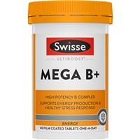 Swisse Ultiboost Mega B + 60 Tablets