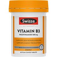 Swisse Ultiboost Vitamin B3 60 Tablets