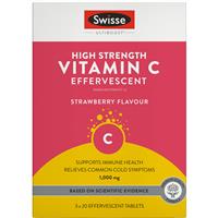 Swisse Vitamin C 60 Effervescent Tablets