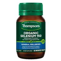 Thompson's Organic Selenium 150 60 Tablets