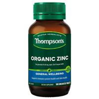 Thompson's Organic Zinc 180 Tablets
