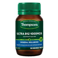 Thompson's Ultra B12 1000mcg 100 Tablets