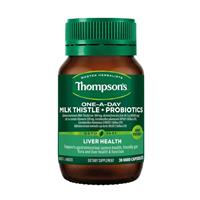 Thompsons One-A-Day Milk Thistle + Probiotic 30
