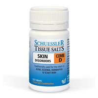 Tissue Salts Comb D Skin Disorders 125 Tablets