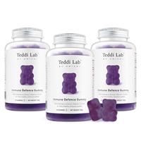 Teddi Lab by Unichi Elderberry Immune Defence Gummy 60s x3 - Daily Immune Support Pack