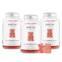 Teddi Lab by Unichi Pre & Probiotics Gummy 60s x3 - Gut Health & Digestive Support Pack