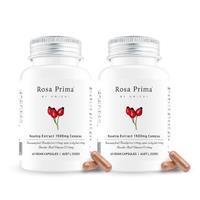 Unichi Rosa Prima Rosehip Extract 1500mg Complex 60 Vegan Capsules x2 Pack