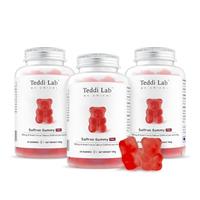 Teddi Lab by Unichi Saffron Gummy PRO x3 - Mood Support , Calm & Relax Packs