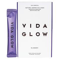 Vida Glow Natural Marine Collagen Blueberry 30 Sachets