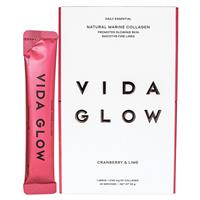 Vida Glow Natural Marine Collagen Cranberry & Lime 30 Sachets