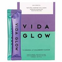 Vida Glow Natural Marine Collagen Original & Blueberry 14 Day Trial Pack
