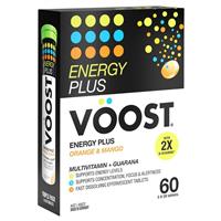 Voost Energy Plus Orange & Mango Effervescent 60 Pack Exclusive Size