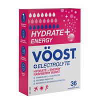 Voost Hydrate + Energy Raspberry Burst Effervescent Tablets 36 Pack