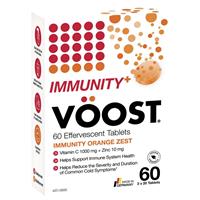 Voost Immunity Orange Zest Effervescent Tablets 60 Pack Exclusive Size