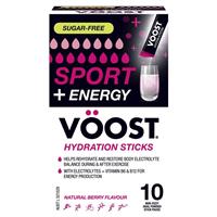 Voost Sport + Energy Berry Stick 10 Pack