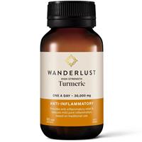 Wanderlust High Strength Turmeric 100 Capsules